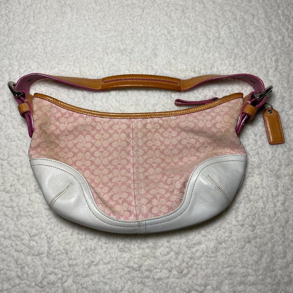 Coach Signature Hobo Shoulder Bag Small